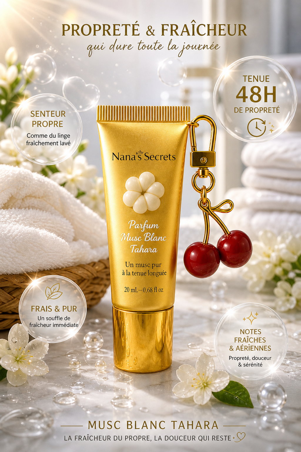 Musc Blanc Tahara - Tenue 48H